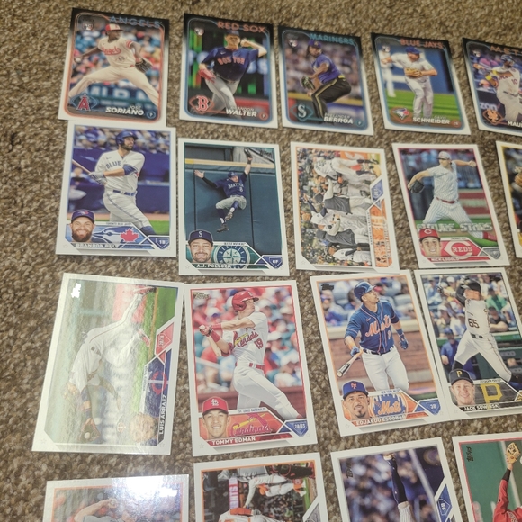 Topps Baseball Trading Card lot of 41 Set #47 - Picture 5 of 11